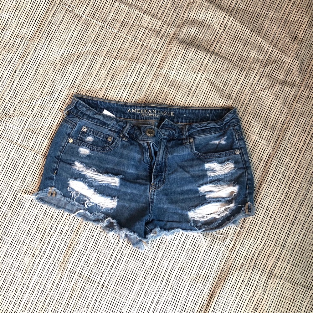 Denim shorts